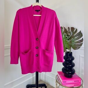 Hot pink & SUPER soft cardigan from Ann Taylor